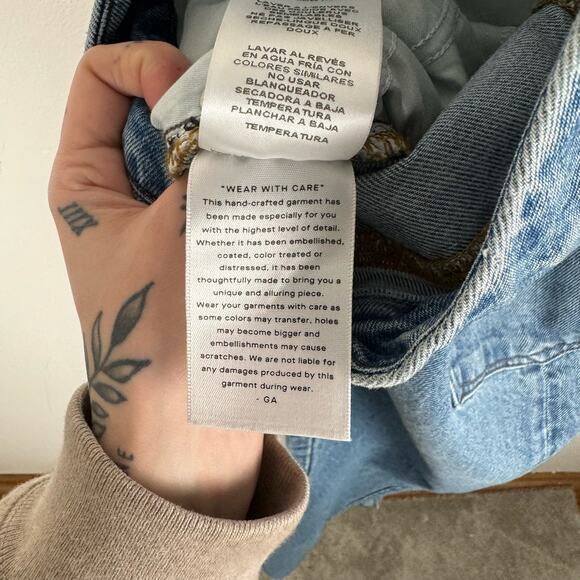 Good American Good 90s Split Back Hem Jeans Size 20 Plus NEW Indigo464 - Picture 14 of 14